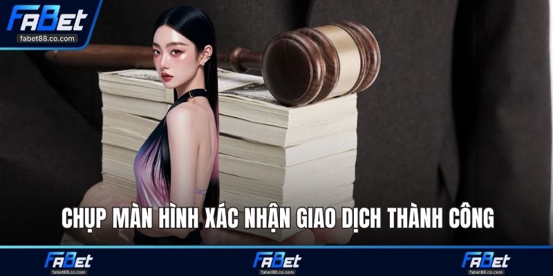 Chụp màn hình xác nhận giao dịch thành công